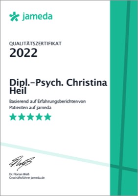 jameda Qualitätszertifikat 2022